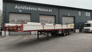 Floor VLAKKE TRAILER - LUCHTVERING - TROMMELREM - BPW ASSEN - GOEDE STAAT!!!