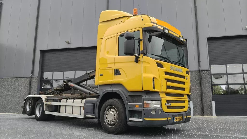 Scania R R440 2009 - 20T HIAB HOOKLIFT - RETARDER - OPTICRUISE 3 PEDALS