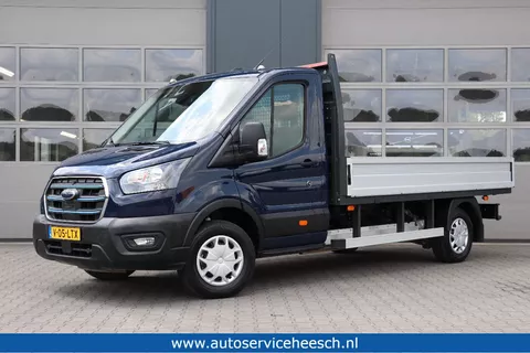 Ford E-Transit 390 L3 68kWh l OPEN LAADBAK l AIRCO l NAVIGATIE l CAMERA