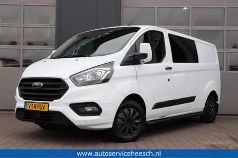 Ford Transit Custom 2.0 TDCi 130PK L2H1 l DUBBELE CABINE l NAVI l AIRCO l TREKHAAK